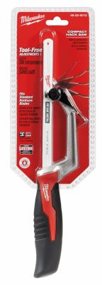 MILWAUKEE 119079  Compact Hand Operated Hack Saw w/ Tool-Less Blade Change (10 Inch Blade Included)