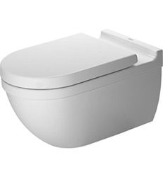 Duravit 2226092092  - Toilet wall mounted 62 cm Starck 3 white,washdown,Durafix,US-vers.HYG