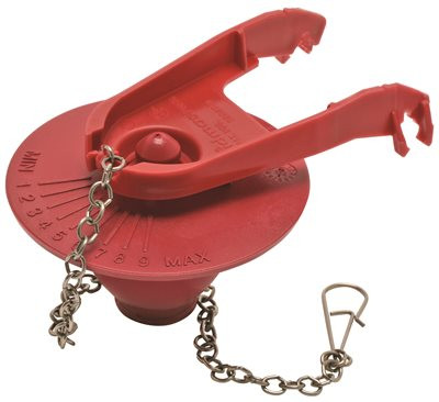 FLUIDMASTER 191059  Universal Performax Flapper with Microban, Red
