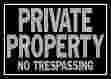 HY-KO 2488016 Hy-Ko English Aluminum Private Property No-Mfg# - Sold As 24 Units