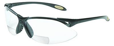 Honeywell 3554354 UVEX™ A900 SERIES READING MAGNIFIER EYEWEAR, +2.5 DIOPTERS, CLEAR ANTI-SCRATCH LENS, BLACK FRAME