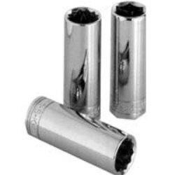 SK Hand Tool SKT44911 44911 12 Point 1/4-Inch Drive Deep Socket, 11/32-Inch, Chrome