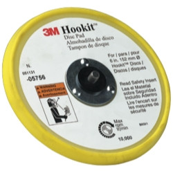 3M MMM5756 6" HOOKIT LOW PROFILE DISC PAD