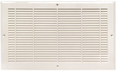 IMPERIAL MANUFACTURING 131939 IMPERIAL™ PLASTIC SIDEWALL GRILLE, 12X6 IN., WHITE, 10 GRILLES PER CASE