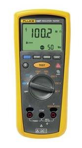Fluke FLU1507 1507 Digital Megohmmeter, 50/100/250/500/1,000V Test Voltages, 10 Gigaohms Insulation Resistance, 20 Kilohms Low-Resistance, 600V Voltage Detection