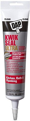 Dap 3553076 Inc 24 Pack 5.5 oz. Kwik Seal Ultra Premium Siliconized Sealant, Clear