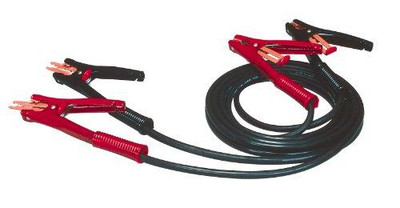 Associated ASO6160 Equipment 6160 20' 500 Amp 4 AWG Booster Cable with Side Terminal Adapters