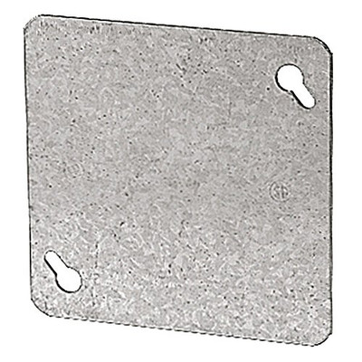 THOMAS & BETTS 621258 SQUARE FLAT BLANK COVER 4 IN.