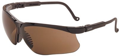 Honeywell 294255 Uvex By Sperian Genesis(R) Safety Glasses With Black Frame And Espresso Polycarbonate Ultra-dura(R) Anti-Scratch Hard Coat Lens.