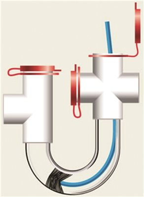 RECTORSEAL 951296 EZ TRAP® STANDARD CONDENSATE TRAP WITH 1-INCH DROP, CLEAR, 1.5 GPM, 3/4",  (NO BRUSH)