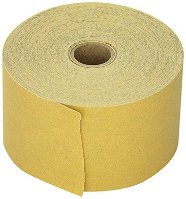 3M MMM2594 Stikit Gold Paper Sheet Roll - Aluminum Oxide, P220 Grit, 2-3/4" W X 45 Yd - Lot of 10