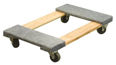 GLEASON INDUSTRIAL PRODUCTS 801976 Gleason Industrial Prd 1000-Lb. Carpeted Furniture Dolly Hand Trucks.