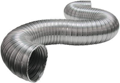 LAMBRO INDUSTRIES 108294 SEMI-RIGID DUCT ALUMINUM, 4" X 8', WITH CLAMPS, UL LISTED