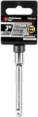WILMAR WLMW36143 Performance Tool W36143 1/4" Drive Socket Extension Bar, 3"