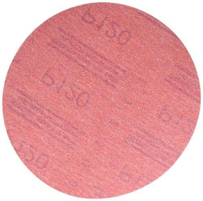 3M MMM01224 1224 P120A Red Abrasive Hookit Disc, 6 In, P120, 50 Discs per Box