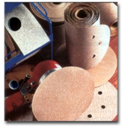 Norton NOR31460 () 5in. Blank Champagne Magnum PSA Disc Roll Sanding Sheets P180B Grit