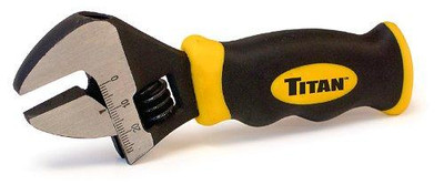 Titan TIT11060-1 Tools 11060 8" Stubby Adjustable Wrench