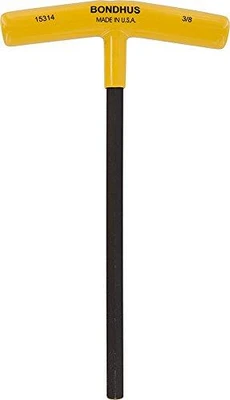 Bondhus BND15314 15314 3/8" Hex Tip T-Handle with ProGuard Finish