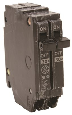 GE Appliances 608056 S.P. Double Pole Circuit Breaker (Pack of 5)
