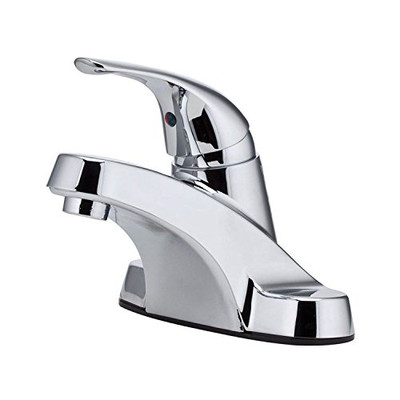 Pfister PLJ142800C Pfirst Series Pfirst Series Single Control 4" Centerset Bathroom Faucet Polished Chrome LJ142800C
