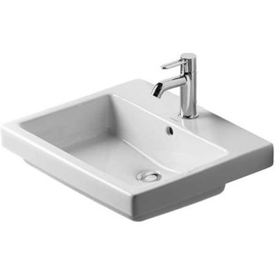 Duravit 315550000 0 - Vanity basin 55 cm Vero white with of, with tp, 1 th