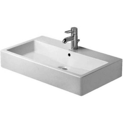 Duravit 454700027 0 - Washbasin 70 cm Vero white with of, with tp, 1 th, ground