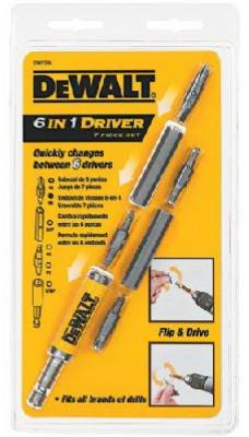 DeWalt DWTDW2336 DW2336 7 Piece 6-in-1 Flip and Switch Driver System