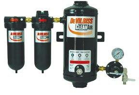 DeVilbiss DEVDAD500 3 Stage Desiccant Air Dryer System
