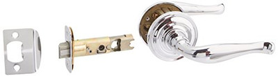 SCHLAGE F10FLA505 F10 FLA 505 16-080 10-027 Flair Hall and Closet Lever, Bright Brass