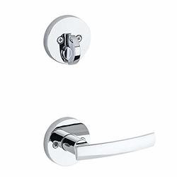 KWIKSET 968SYLRDT-26  Sydney Round Interior Dummy Handleset Trim Bright Chrome Finish