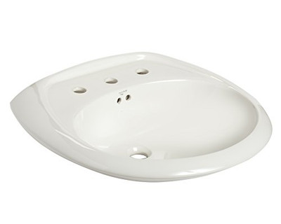 Mansfield 348810040 Mansfield Maverick Bathroom Sink - 8" Faucet Center (BASIN ONLY)