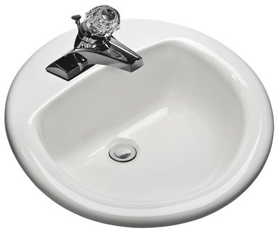 Mansfield 239410000 Mansfield MS Round Drop In Lavatory Sink - 4" Center
