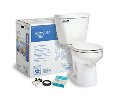 Mansfield 038810017 Mansfield CTK Summit Round Dual Flush Complete Toilet Kit