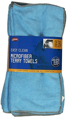 Carrand CRD45067 Microfiber Terry Towel, 12 Pack.