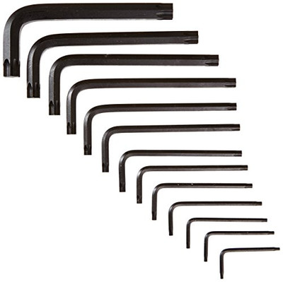 Bondhus BND31737 Star Tip Star Key L-Wrench Set with ProGuard Finish, 13 Piece.