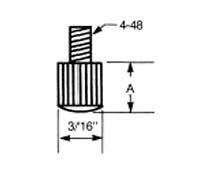 Central Tools CEN4201 .100 Ind Contact Point, 3/16 D.