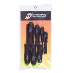 Bondhus BND13532 Ball Tip Screwdrivers T9-T40 Corp..
