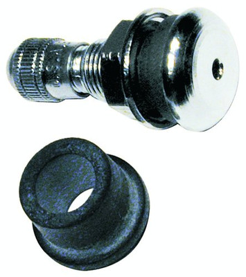 Amflo AMF30-445 Tru-Flate Clamp-In Hi-Performance Chrome Plated Tire Valves for .453" or .625" Dia. Holes.
