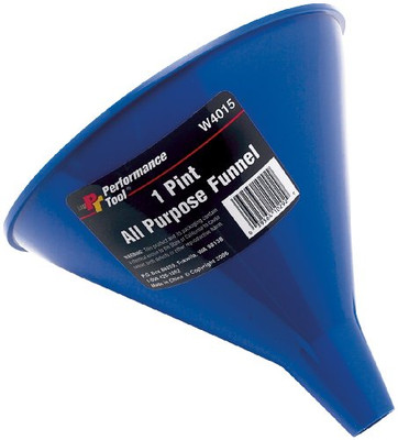 WILMAR WLMW4015 Performance Tool All Purpose Funnel, 1 Pint Capacity.