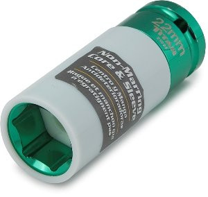 Titan TIT21094 Tools 22mm 1/2" Drive Non-Marring Deep Lug Nut Socket