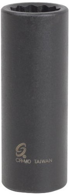 Sunex SUN267220 1/2-Inch Drive 20-mm 12-Point Deep Impact Socket