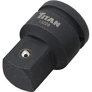 Titan TIT42358 15226 Impact Socket Adapter 3/4" Female to 1" Male