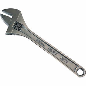 Titan TIT12145 Adjustable Wrench, Heavy Duty, 12" Long, Chrome Plated