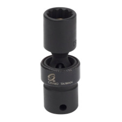 Sunex SUN807ZUMMG Tools () 1/4" Dr. 12 Pt. 7mm Magnetic Universal Impact Socket