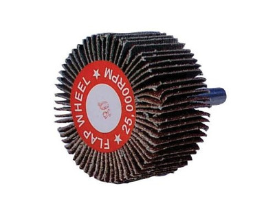 Shark Industries Ltd SRK12919 Shark 2-Inch by 1-Inch Aluminum Grinding Flap Wheel, Grit-80