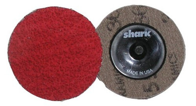 Shark Industries Ltd SRK12624 Shark 2-Inch Grit-50 Ceramic Grinding Discs, Red, 25-Pack