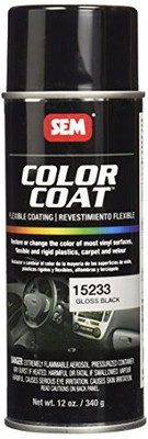 SEM Products SEM15233 SEM Gloss Black Color Coat - 12 oz.
