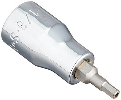 SK Hand Tool SKT44208 Hex Tamper Proof 3/8-Inch Drive Bit Socket, 1/8-Inch, Chrome