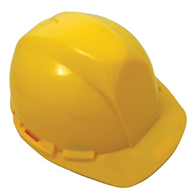 SAS Safety SAS7160-46 Hard Hat with 6-Point Ratchet, Yellow