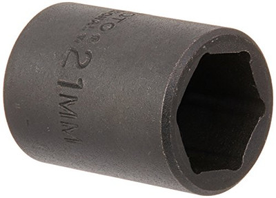 Proto PRO7421M Proto J 6 Point 1/2" Drive Impact Socket, 21mm